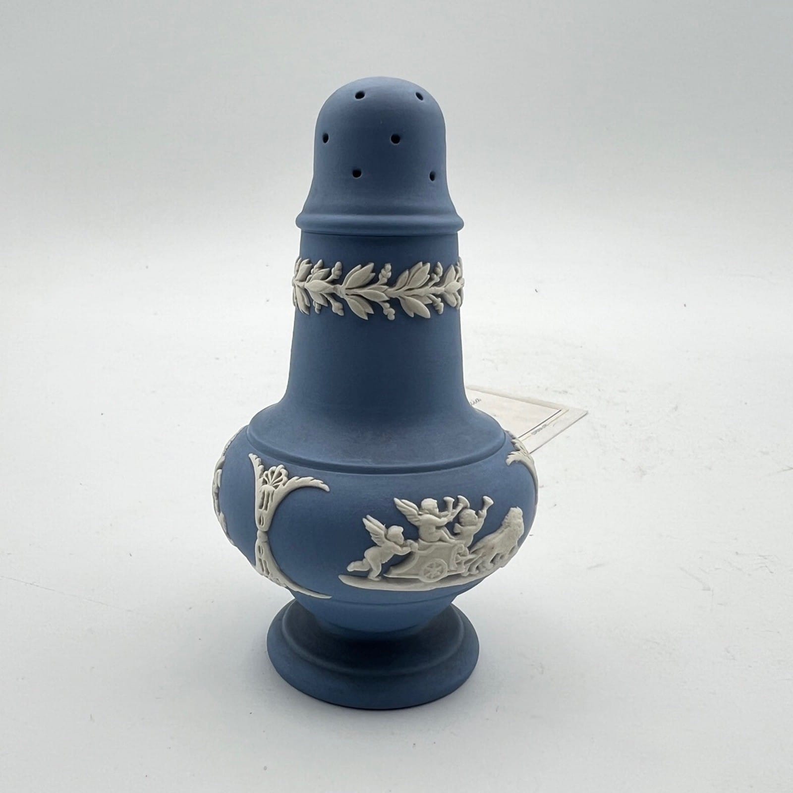 Coppia set sale e pepe  in porcellana Wedgwood Celeste Vintage cherubini angeli Categoria  Vasi e Portafiori