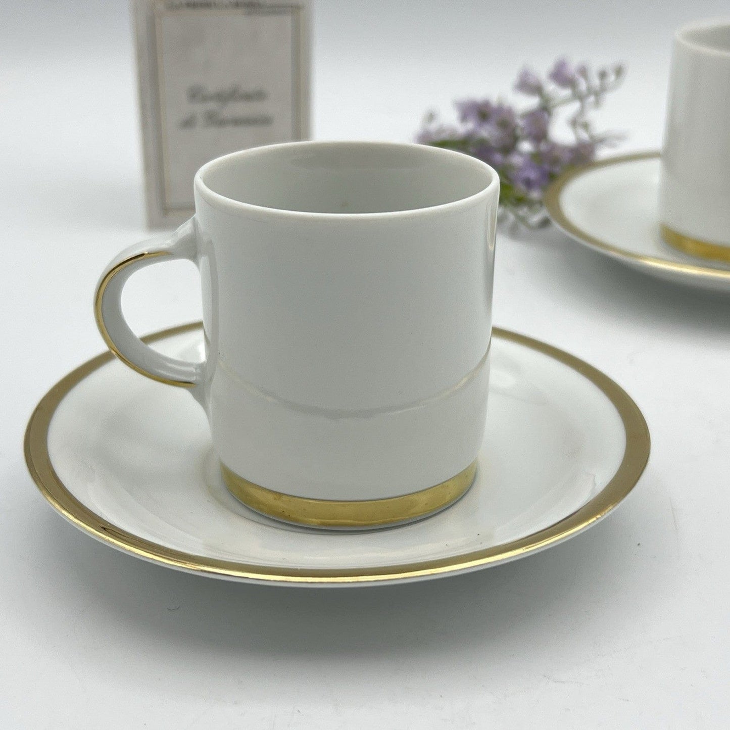 Coppia Tazzine da caffe antiche Bavaria in porcellana anni 70 tazze Stile Deco Categoria  Servizio tazze - Tazze