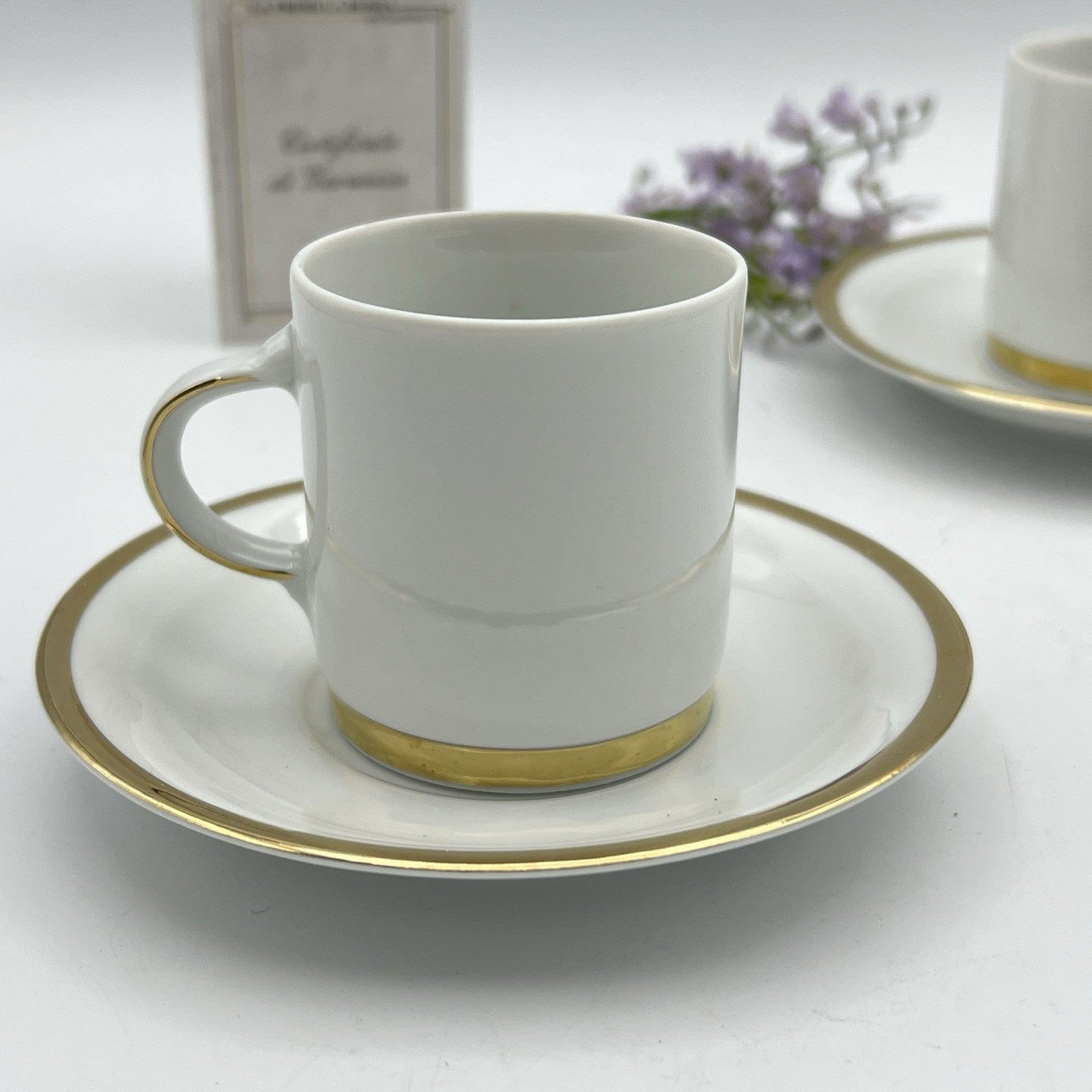 Coppia Tazzine da caffe antiche Bavaria in porcellana anni 70 tazze Stile Deco Categoria  Servizio tazze - Tazze