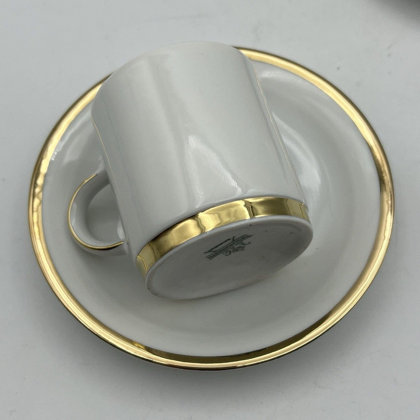 Coppia Tazzine da caffe antiche Bavaria in porcellana anni 70 tazze Stile Deco Categoria  Servizio tazze - Tazze