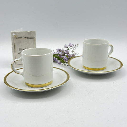 Coppia Tazzine da caffe antiche Bavaria in porcellana anni 70 tazze Stile Deco Categoria  Servizio tazze - Tazze