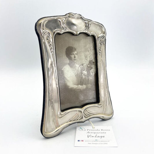 Cornice portafoto in argento silver plated stile antico art Noveau Portaritratto Categoria  Sheffield & Argento
