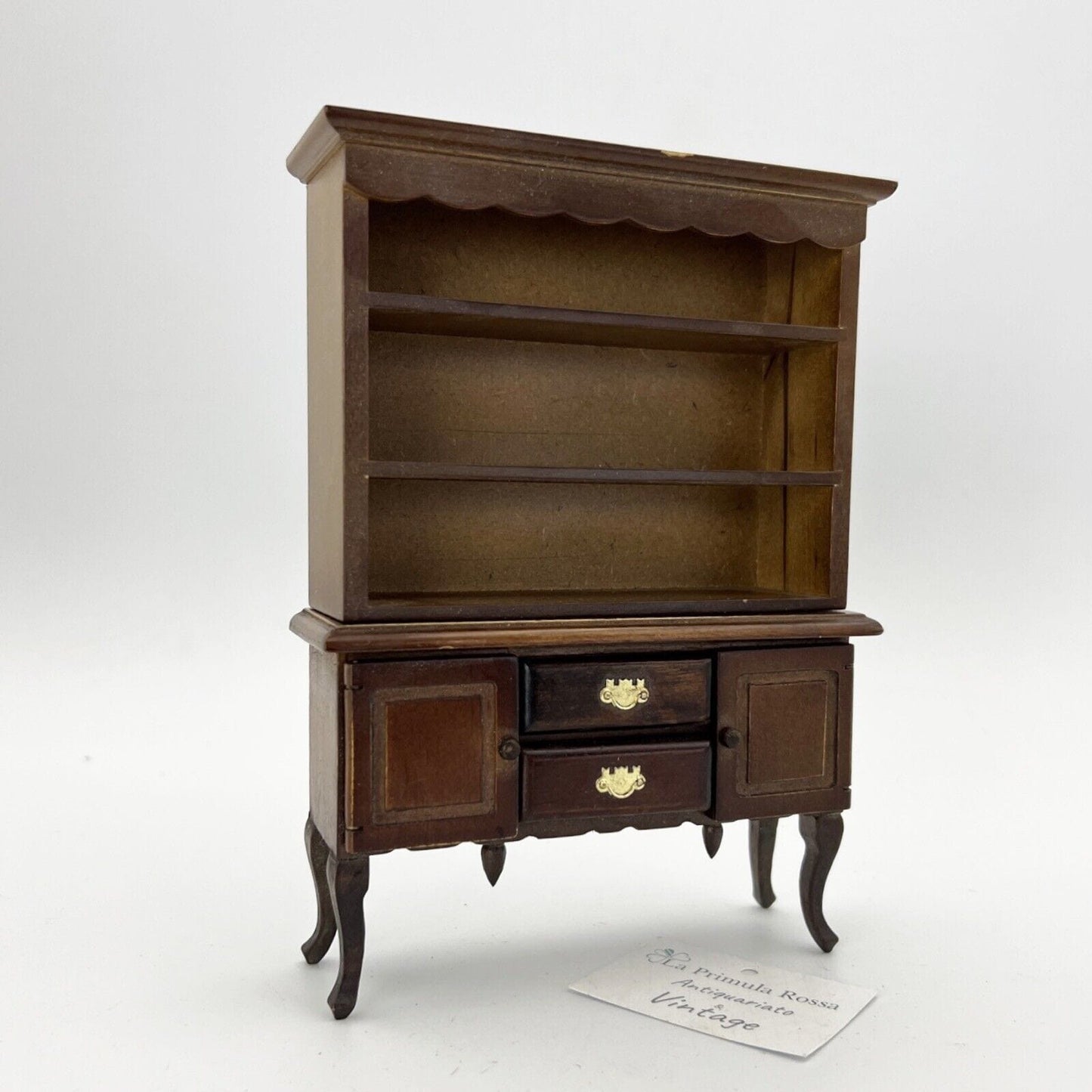 Credenza Libreria Piattaia per Casa delle Bambole stile antico 800 in miniatura Categoria  Giocattoli vintage