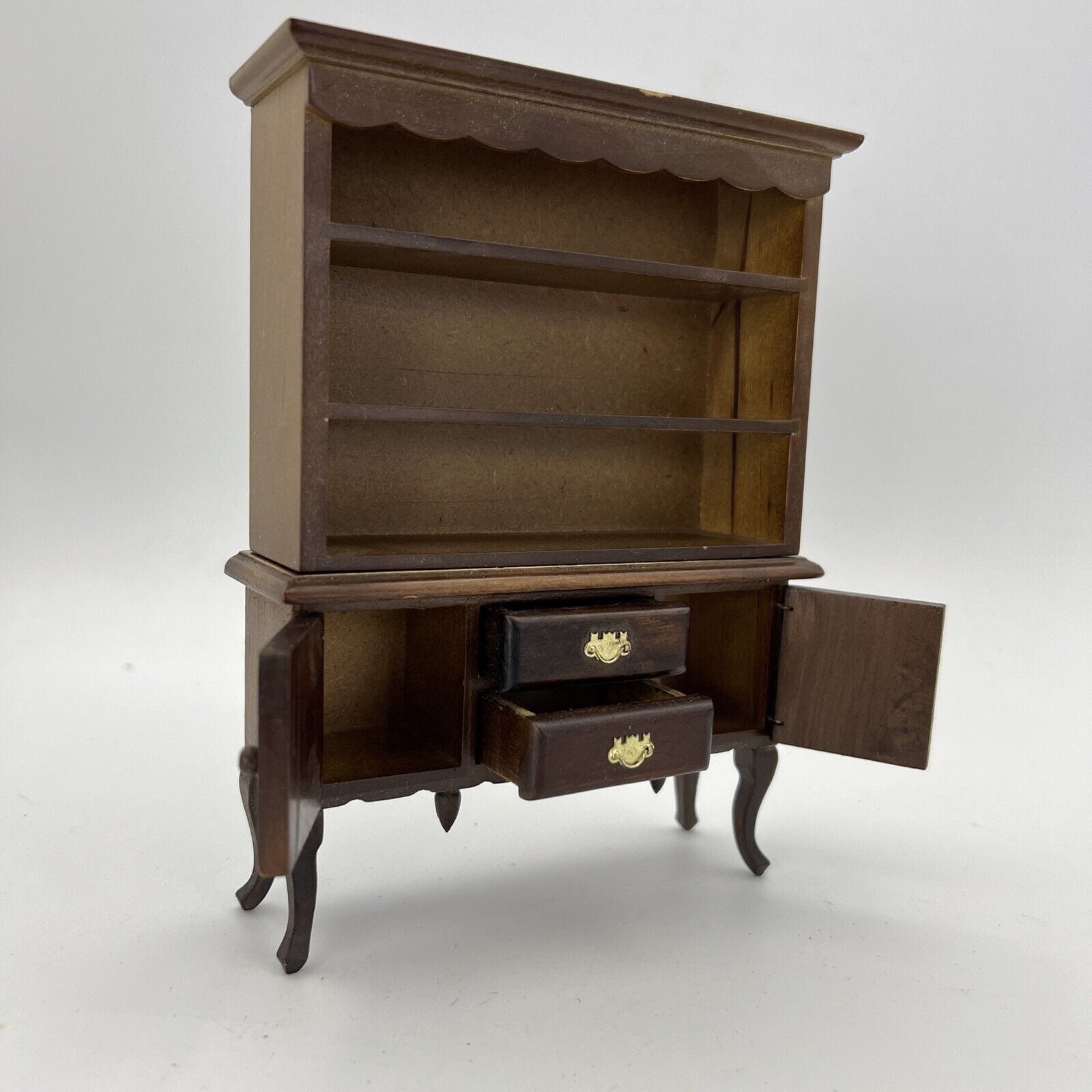 Credenza Libreria Piattaia per Casa delle Bambole stile antico 800 in miniatura Categoria  Giocattoli vintage