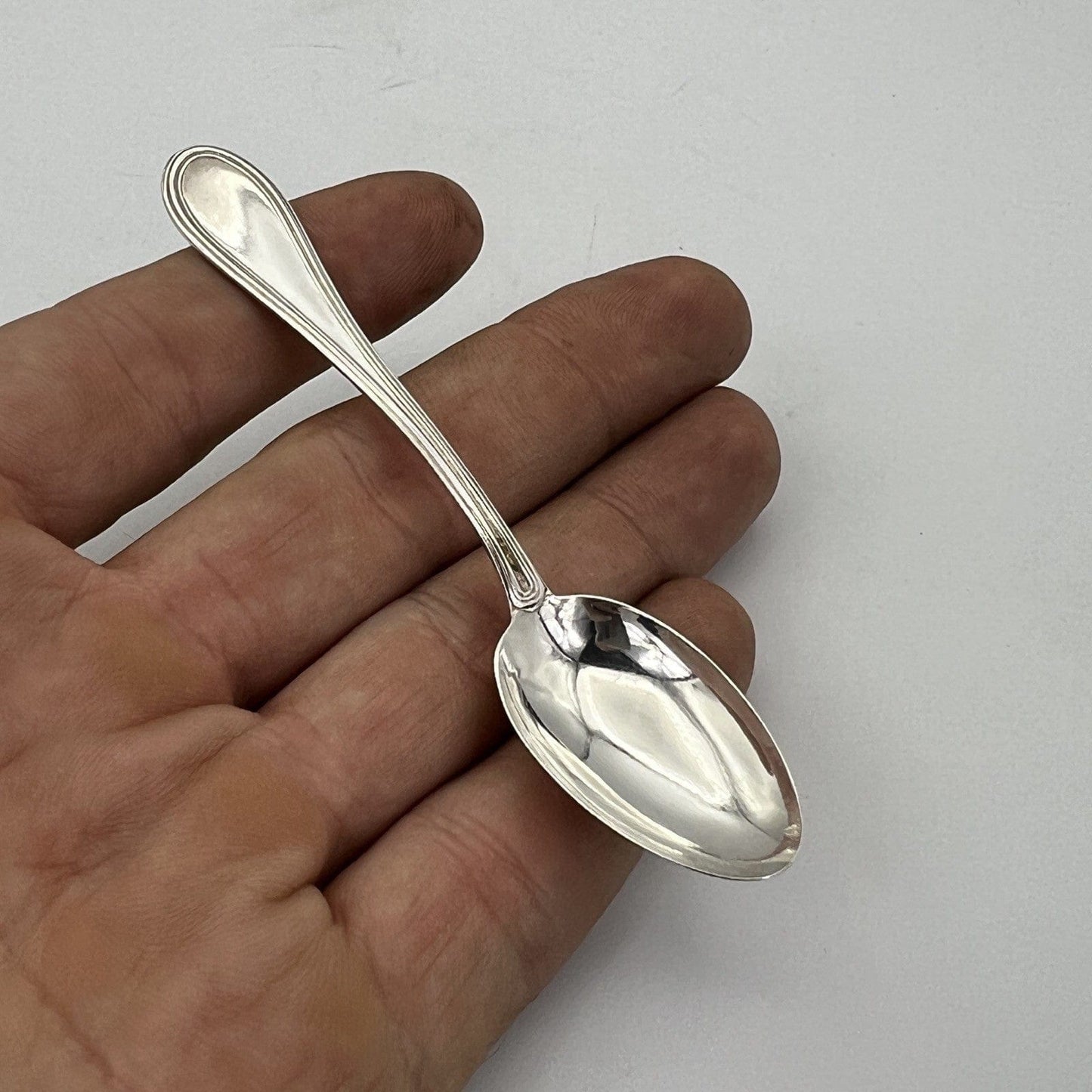 Cucchiaino antico in Argento massiccio 800 per caffè anni 70 cucchiaio posata Categoria  Sheffield & Argento