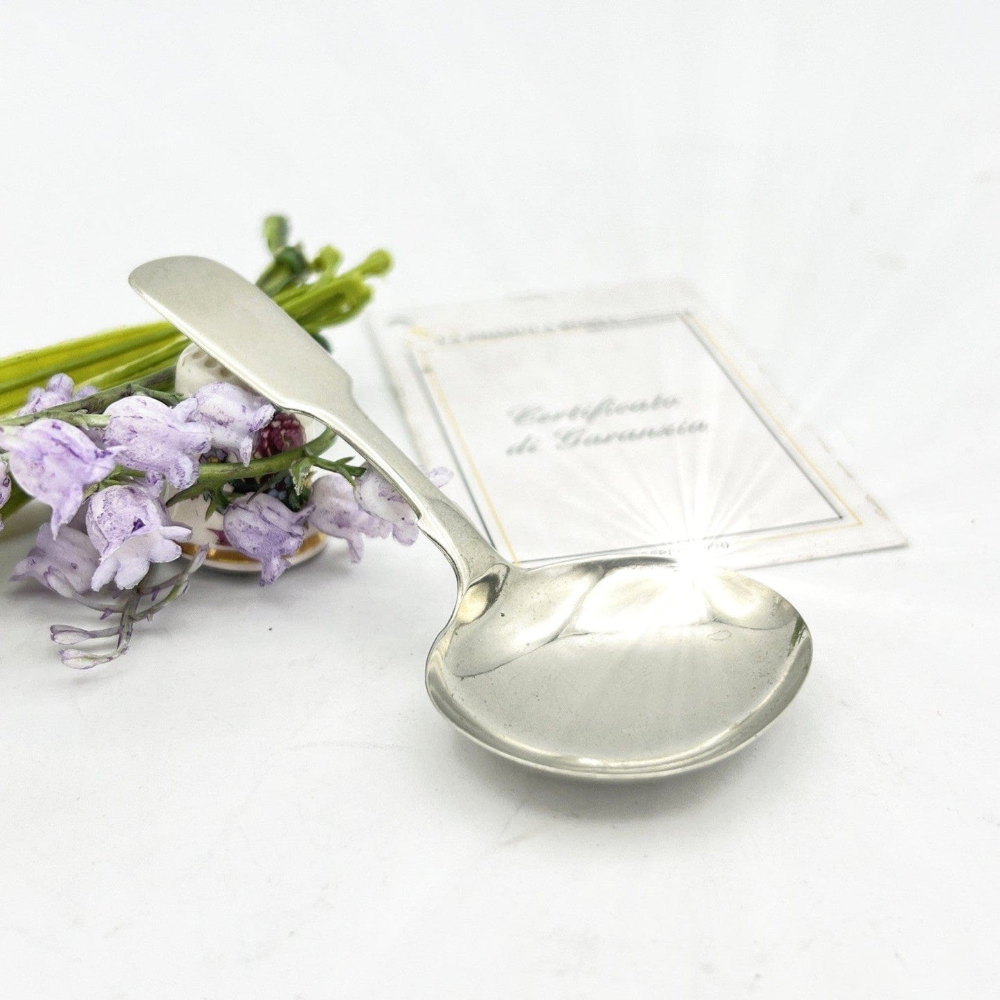 Cucchiaino antico in argento silver plated per testare Vino Taste vin cucchiaio Categoria  Sheffield & Argento