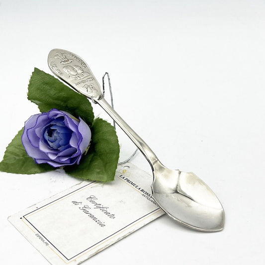 Cucchiaino Commemorativo Casa reale Inglese Souvenir Matrimonio Principe Carlo Categoria  Arte e antiquariato:Argento:Oggetti da tavola e cucina:Posate