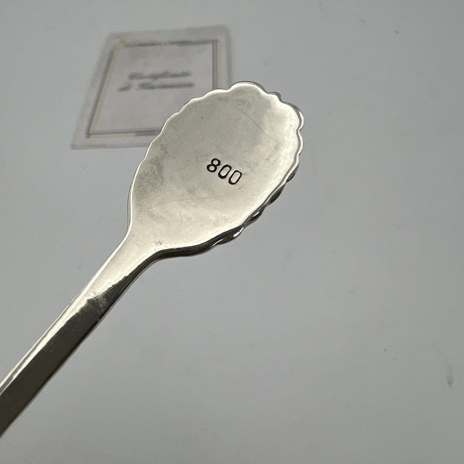 Cucchiaino da caffè Vintage Souvenir Germania Wurzburg in argento 800 anni '70 Categoria  Sheffield & Argento
