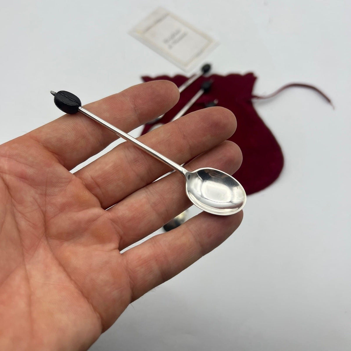 Cucchiaino in argento Inglese antico silver plated EPNS per sale zucchero caffè Categoria  Sheffield & Argento
