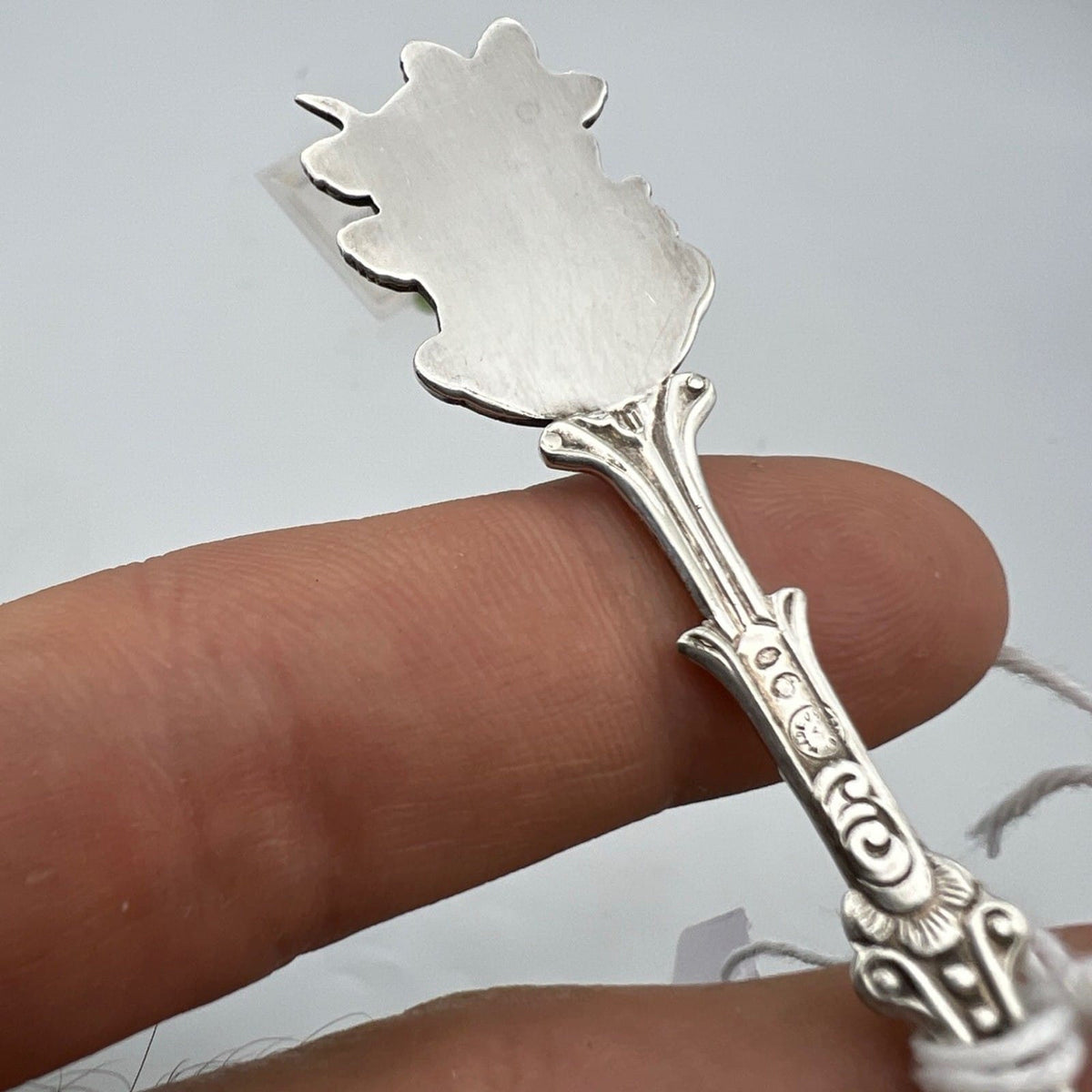 Cucchiaino in argento placcato vintage Souvenir del Canada Red Deer Alberta Categoria  Sheffield & Argento