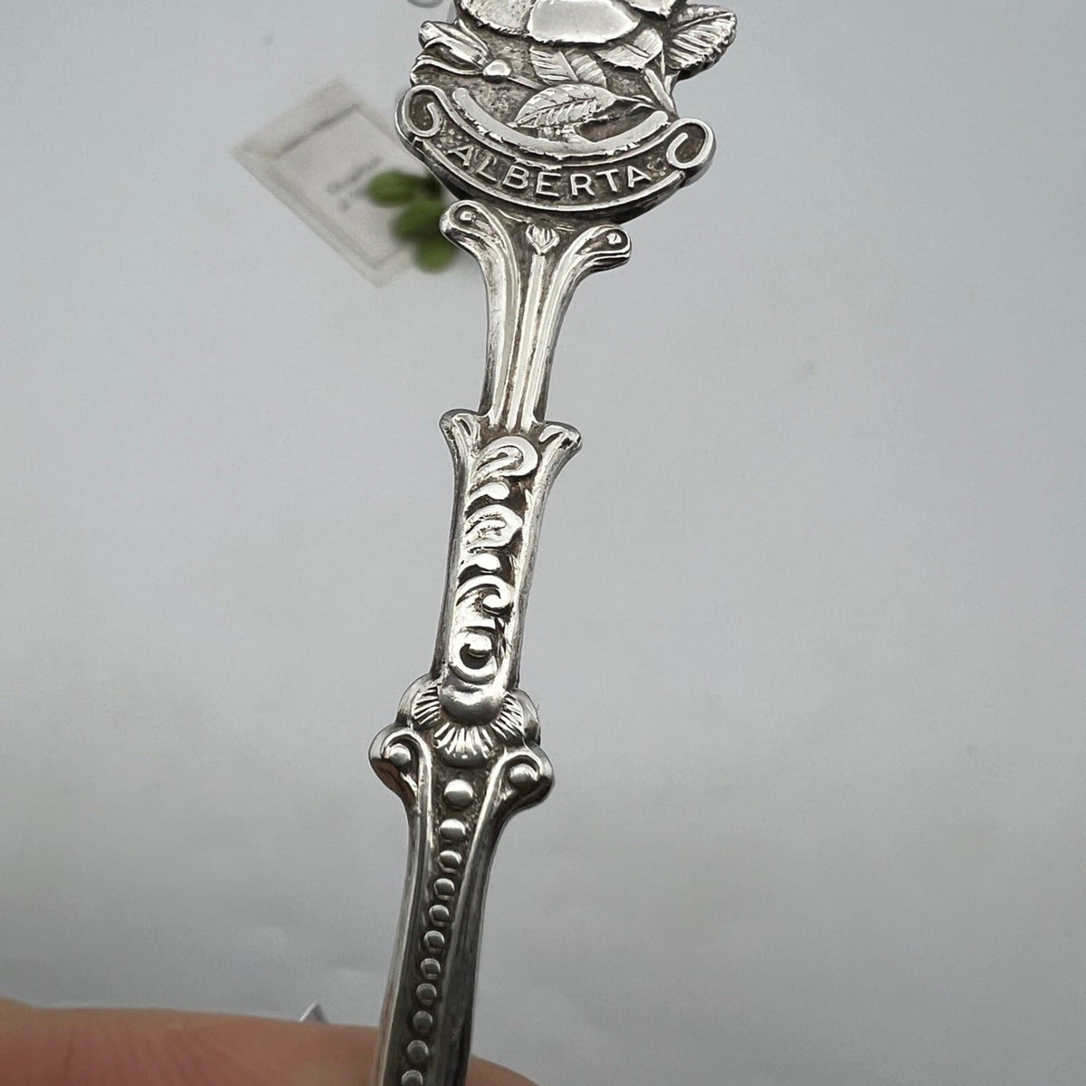 Cucchiaino in argento placcato vintage Souvenir del Canada Red Deer Alberta Categoria  Sheffield & Argento