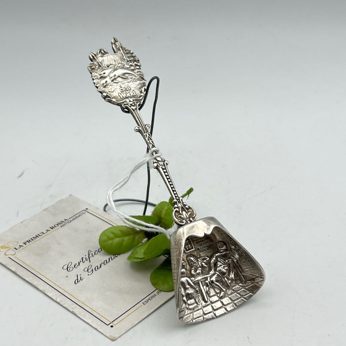 Cucchiaino in argento placcato vintage Souvenir Olanda Acquario Sea World 1981 Categoria  Sheffield & Argento