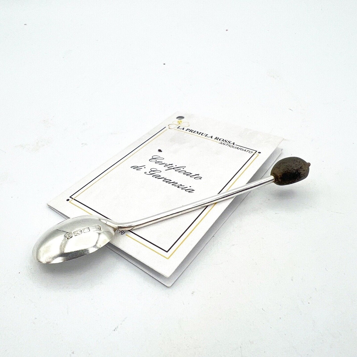 Cucchiaino in argento posata Inglese 925 antico silver per sale zucchero caffè Categoria  Sheffield & Argento