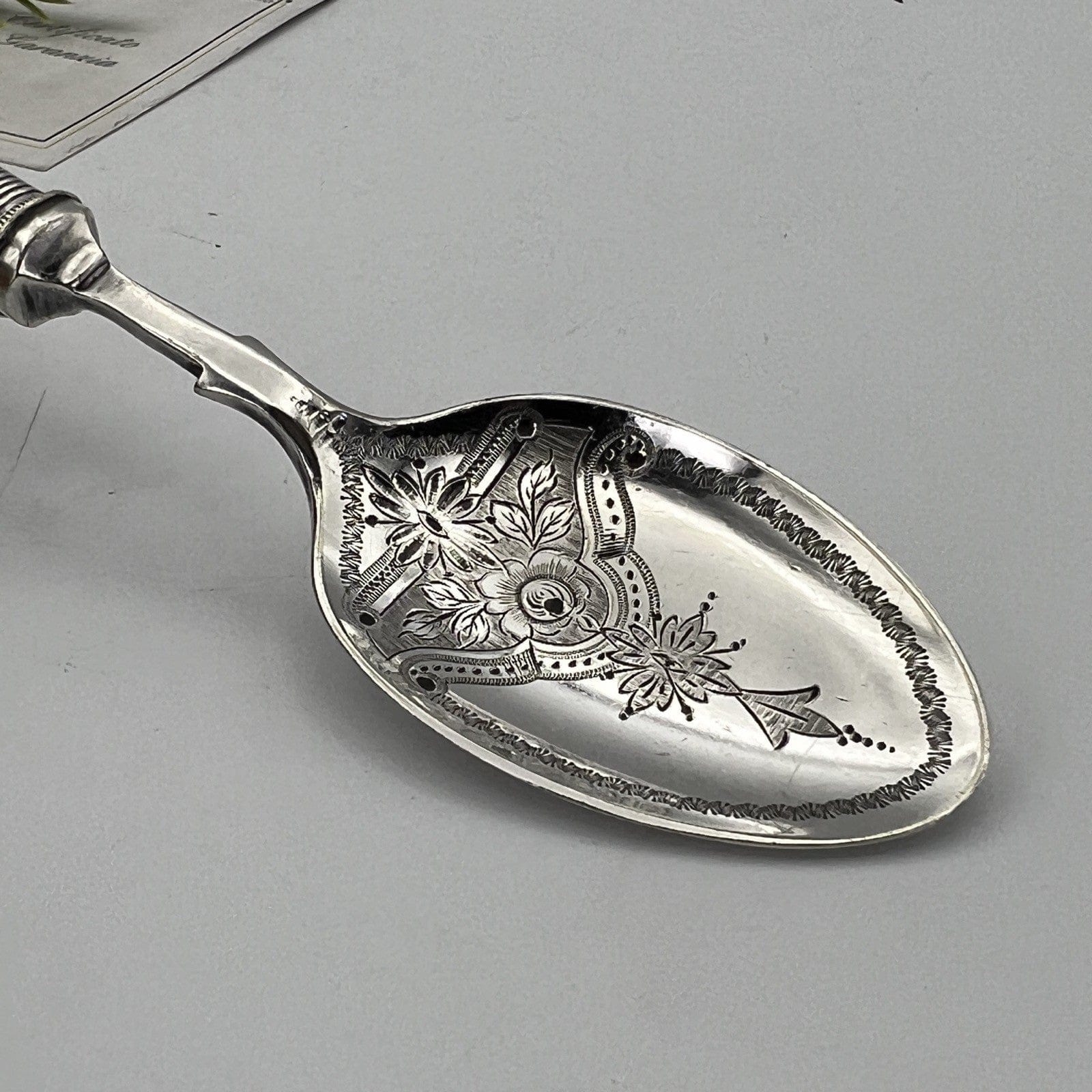 Cucchiaino in argento sheffield antico 900 silver plate posata inglese da tavola Categoria  Sheffield & Argento