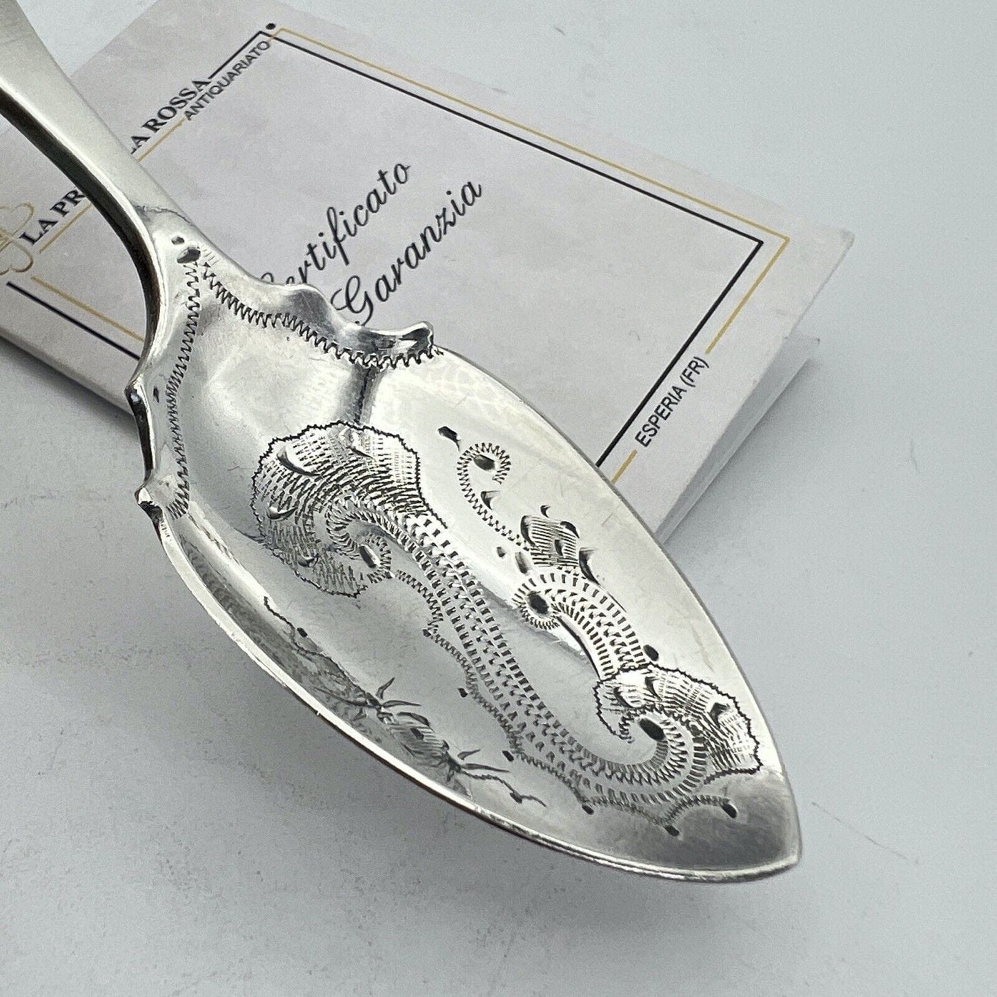 Cucchiaino in argento sheffield antico 900 silver plate posata inglese da tavola Categoria  Sheffield & Argento