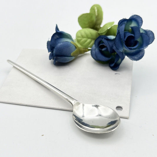 Cucchiaino per sale spezie in argento sheffield antico silver plate epns Vintage Categoria  Sheffield & Argento