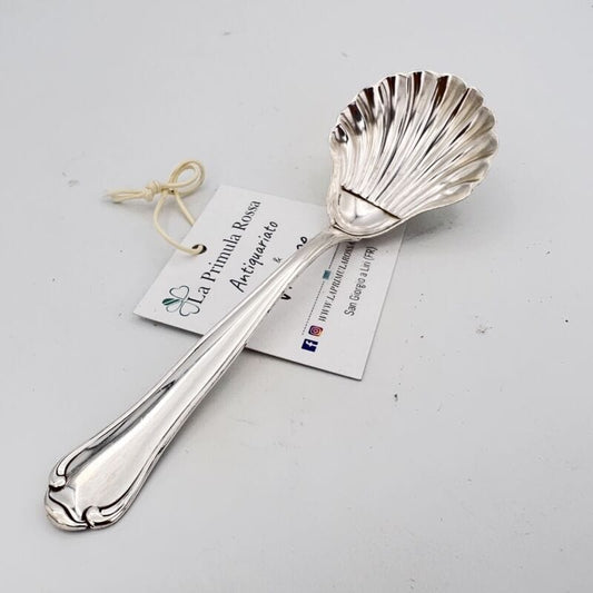 Cucchiaio a conchiglia in argento 800 posata stile inglese per confetti dolci Categoria  Sheffield & Argento