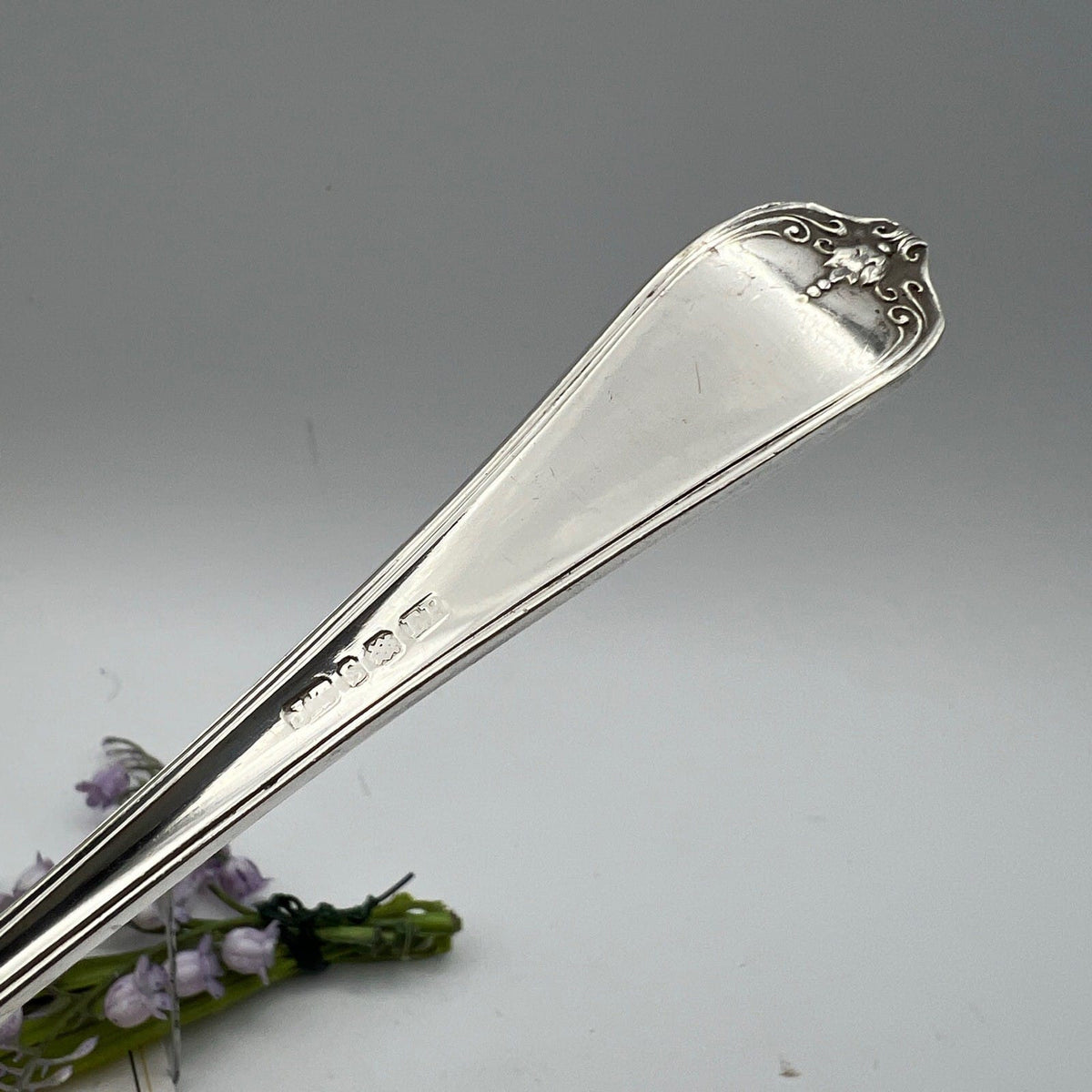 Cucchiaio antico in argento silver plated  inglese d'epoca Per  servire confetti Categoria  Sheffield & Argento