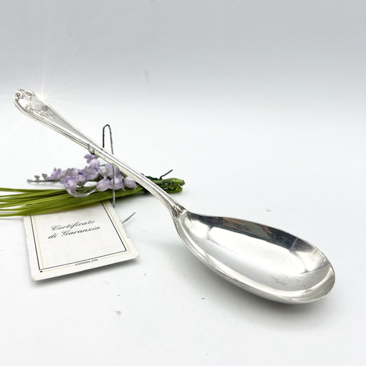Cucchiaio antico in argento silver plated  inglese d'epoca Per  servire confetti Categoria  Sheffield & Argento
