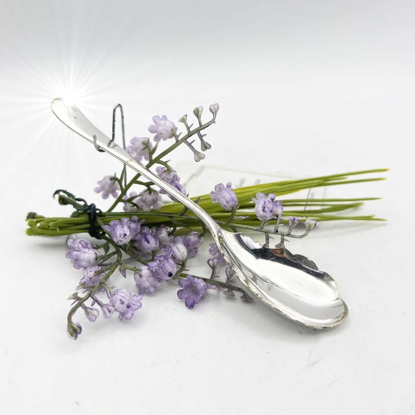 Cucchiaio Cucchiaino in Argento Silver Plated posata per Confetti Marmellata Categoria  Sheffield & Argento