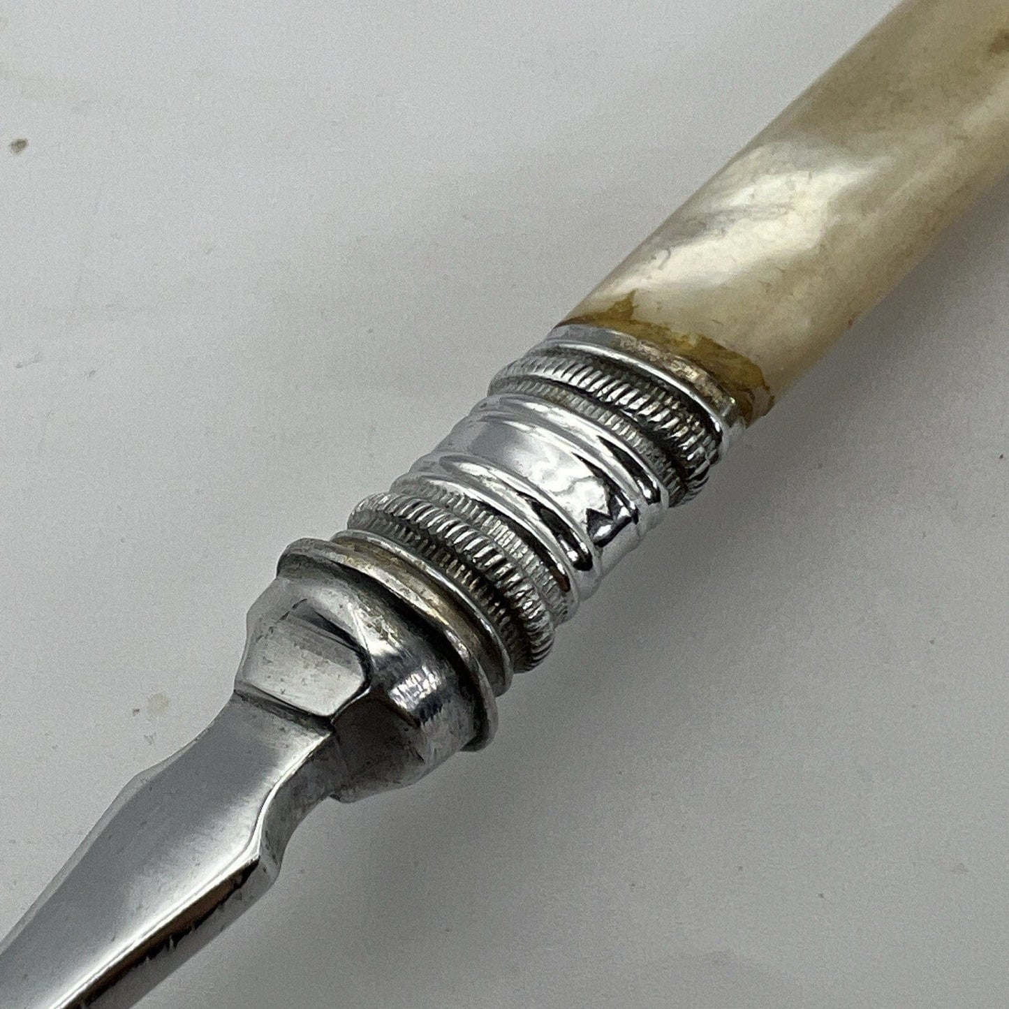 Cucchiaio in argento sheffield antico 900 silver plate posata inglese da tavola Categoria  Sheffield & Argento