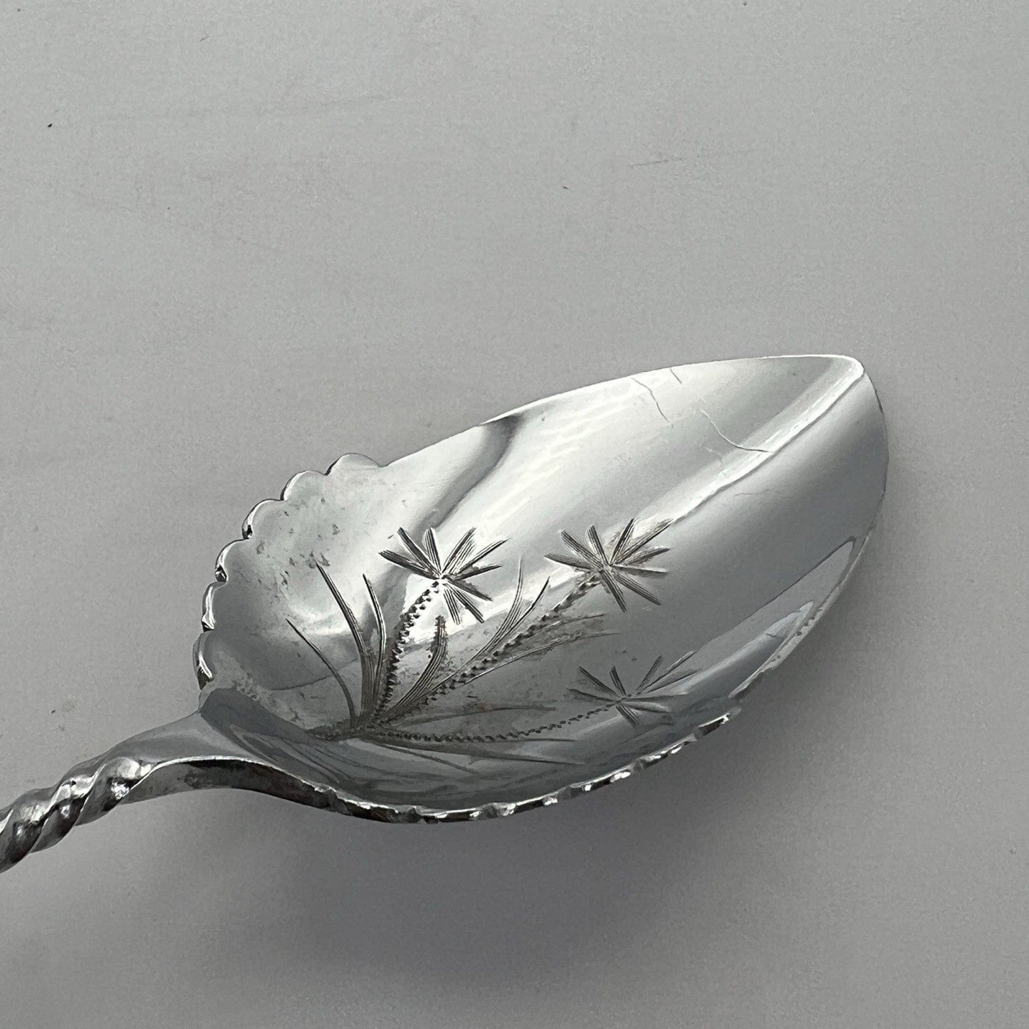 Cucchiaio in argento sheffield antico 900 silver plate posata inglese da tavola Categoria  Sheffield & Argento