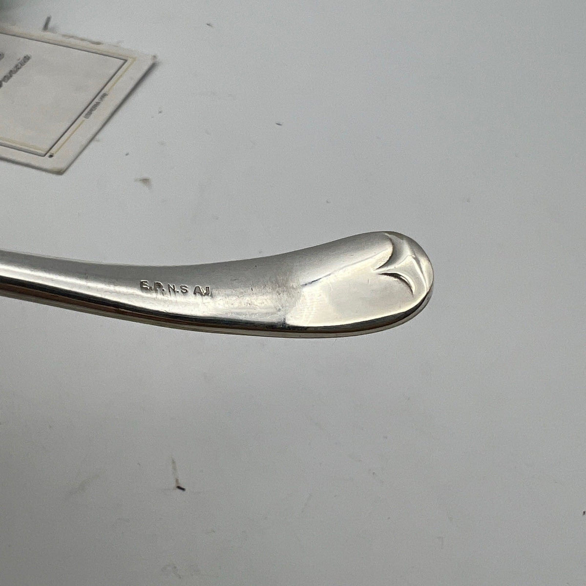 Cucchiaio posata Antica mestolino traforato Colino in  Argento Sheffield EPNS Categoria  Sheffield & Argento