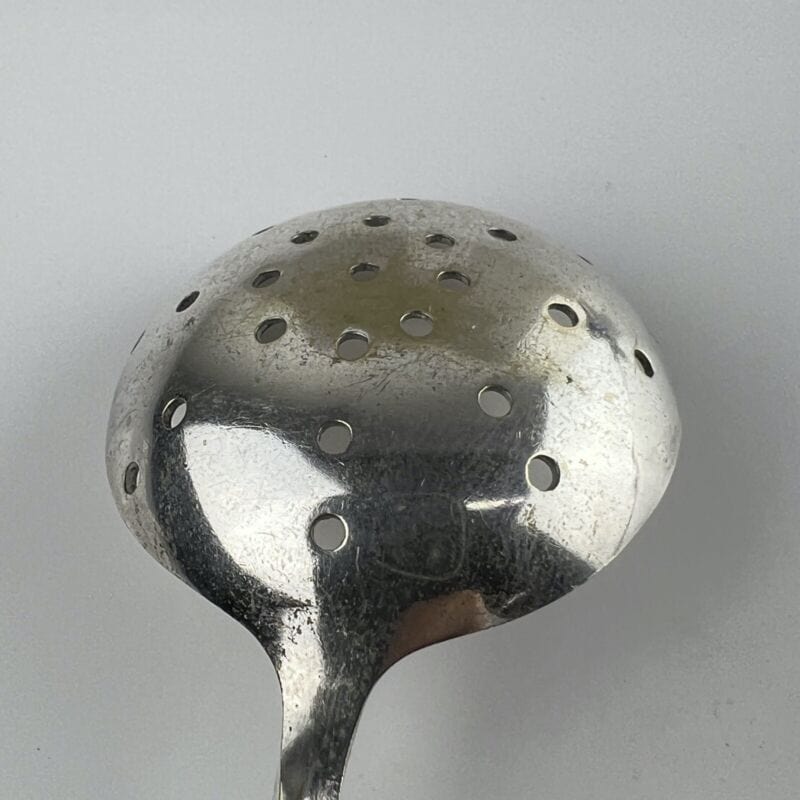Cucchiaio posata in argento sheffield antico 900 silver plate madreperla colino Categoria  Sheffield & Argento
