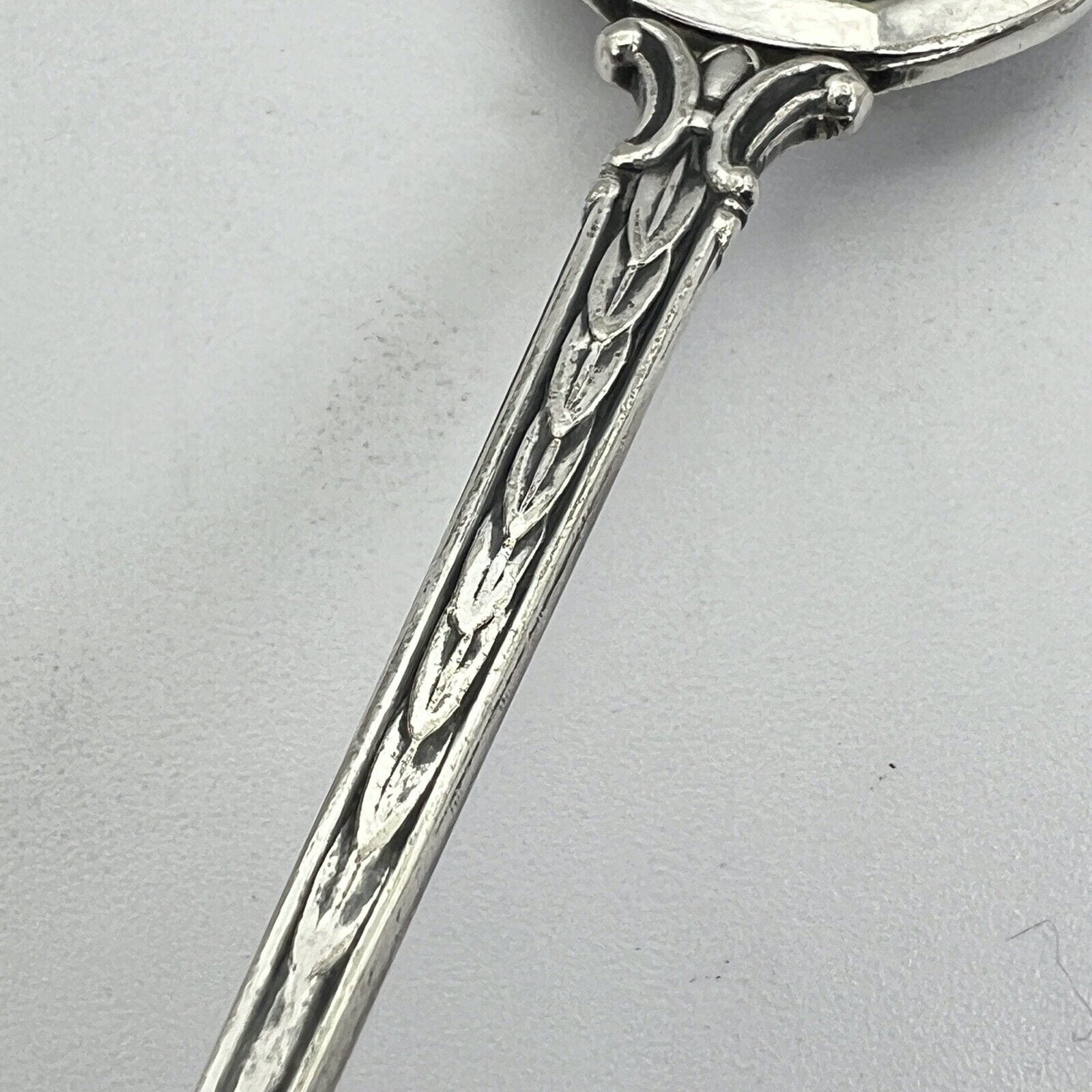 Cuchiaino da the in Argento silver plate inglese Re Giorgio VI Regina Elisabetta Categoria  Arte e antiquariato:Argento:Oggetti da tavola e cucina:Posate