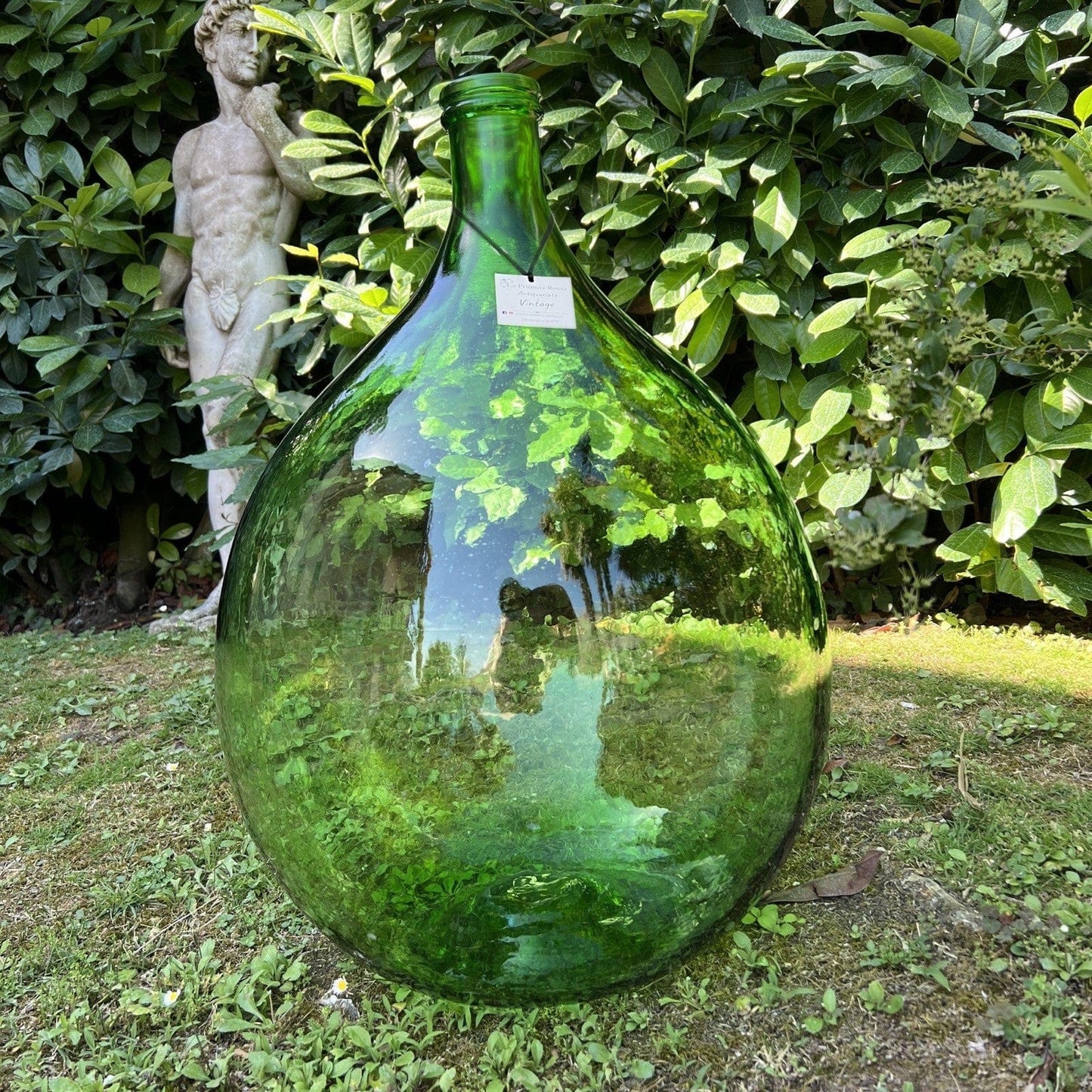 Damigiana in vetro da 54 litri antica da Giardino per Arredamento di decorazione Categoria  Vetri e Cristalli