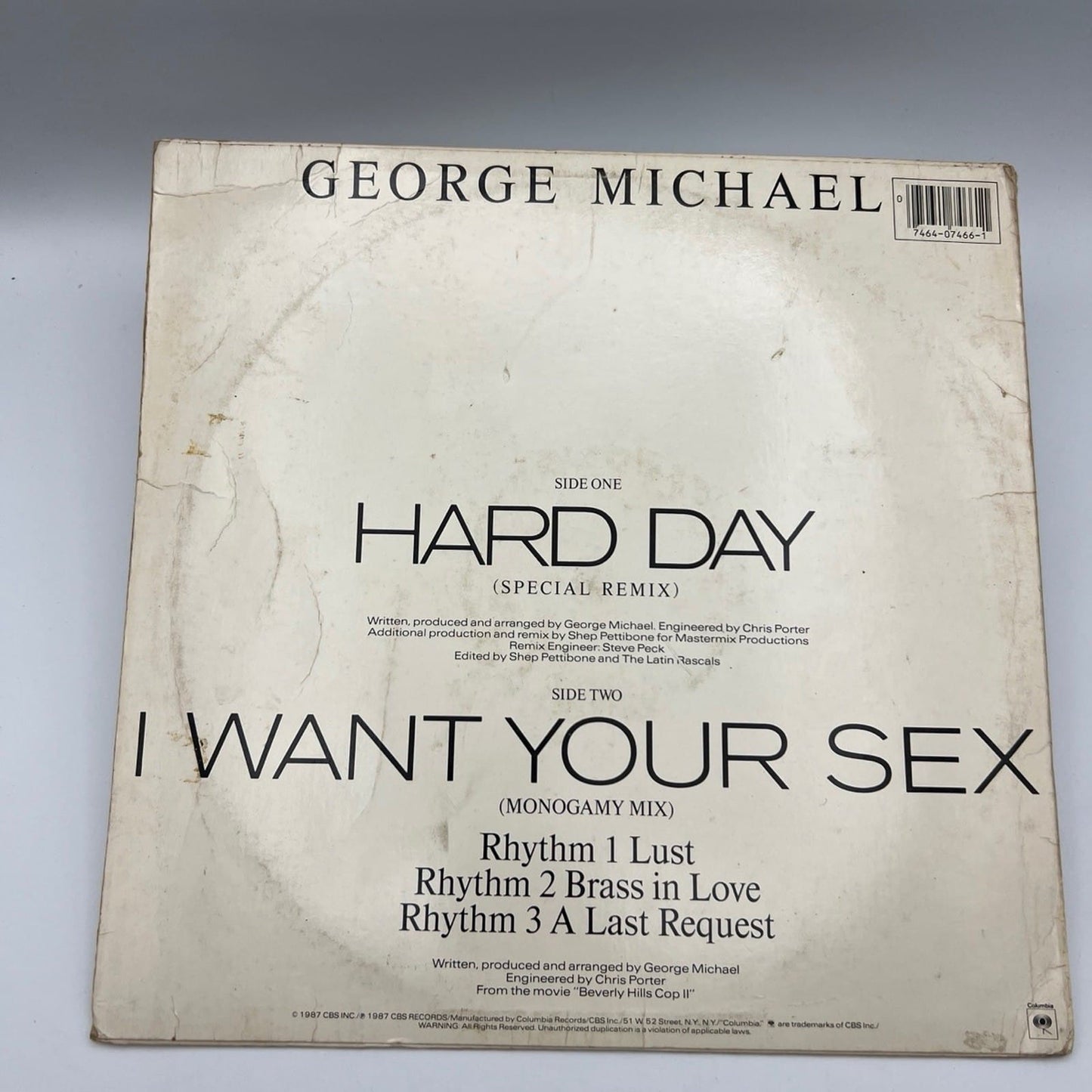 Disco in vinile 33 giri lp di George Michael Hard day Categoria  Dischi in Vinile