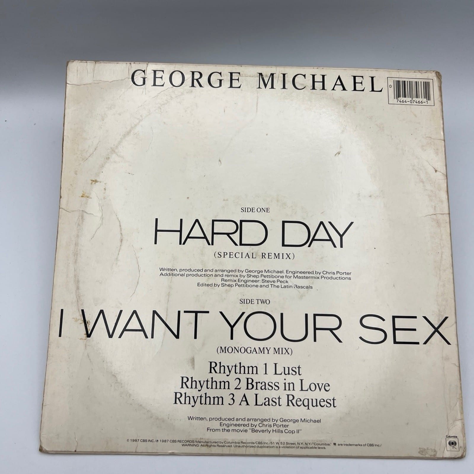 Disco in vinile 33 giri lp di George Michael Hard day Categoria  Dischi in Vinile