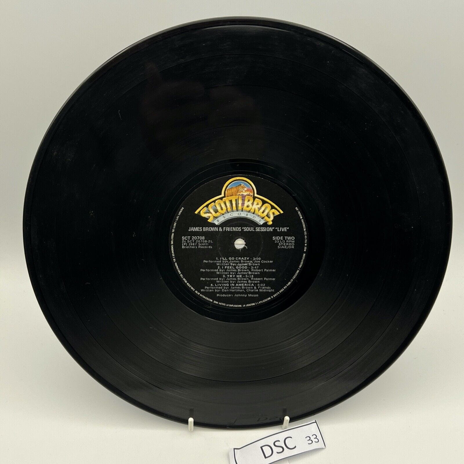 Disco in vinile 33 giri lp di James Brown Soul Session VINTAGE da collezione Categoria  Dischi in Vinile