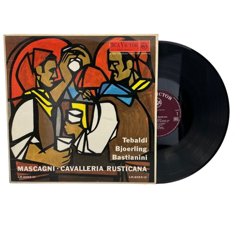 Disco in vinile 33 giri lp MASCAGNI CAVALLERIA RUSTICANA Tebaldi Bjoerling 1958 Categoria  Dischi in Vinile