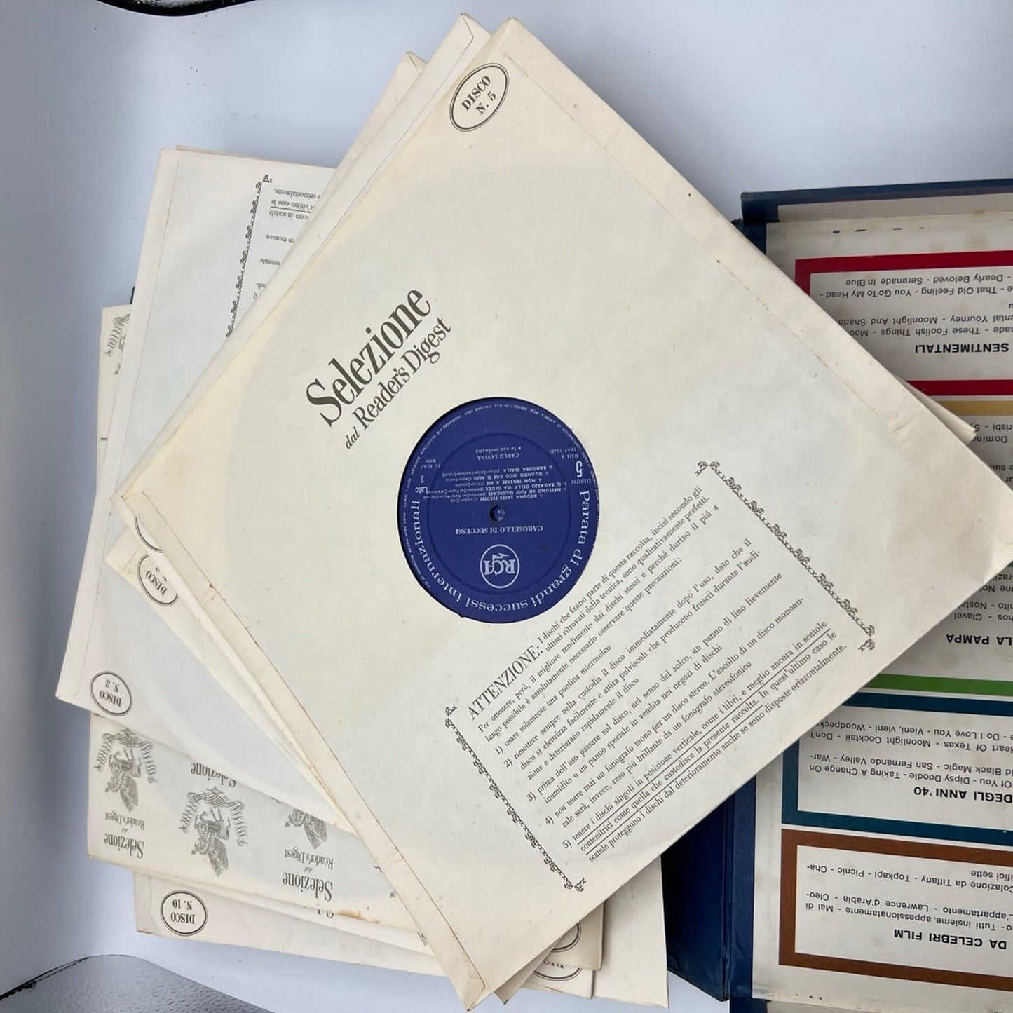 Disco in vinile 33 giri lp Parata di grandi successi internazionali 10 dischi Categoria  Dischi in Vinile