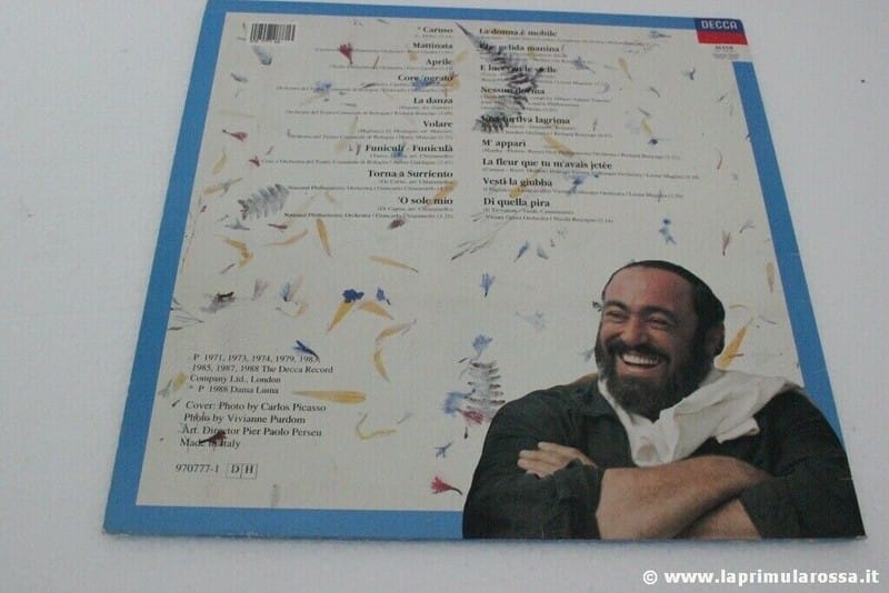 DISCO VINILE 33 GIRI VINTAGE LUCIANO PAVAROTTI IL MEGLIO ANNO 1988 970 7771 DH Categoria  Dischi in Vinile