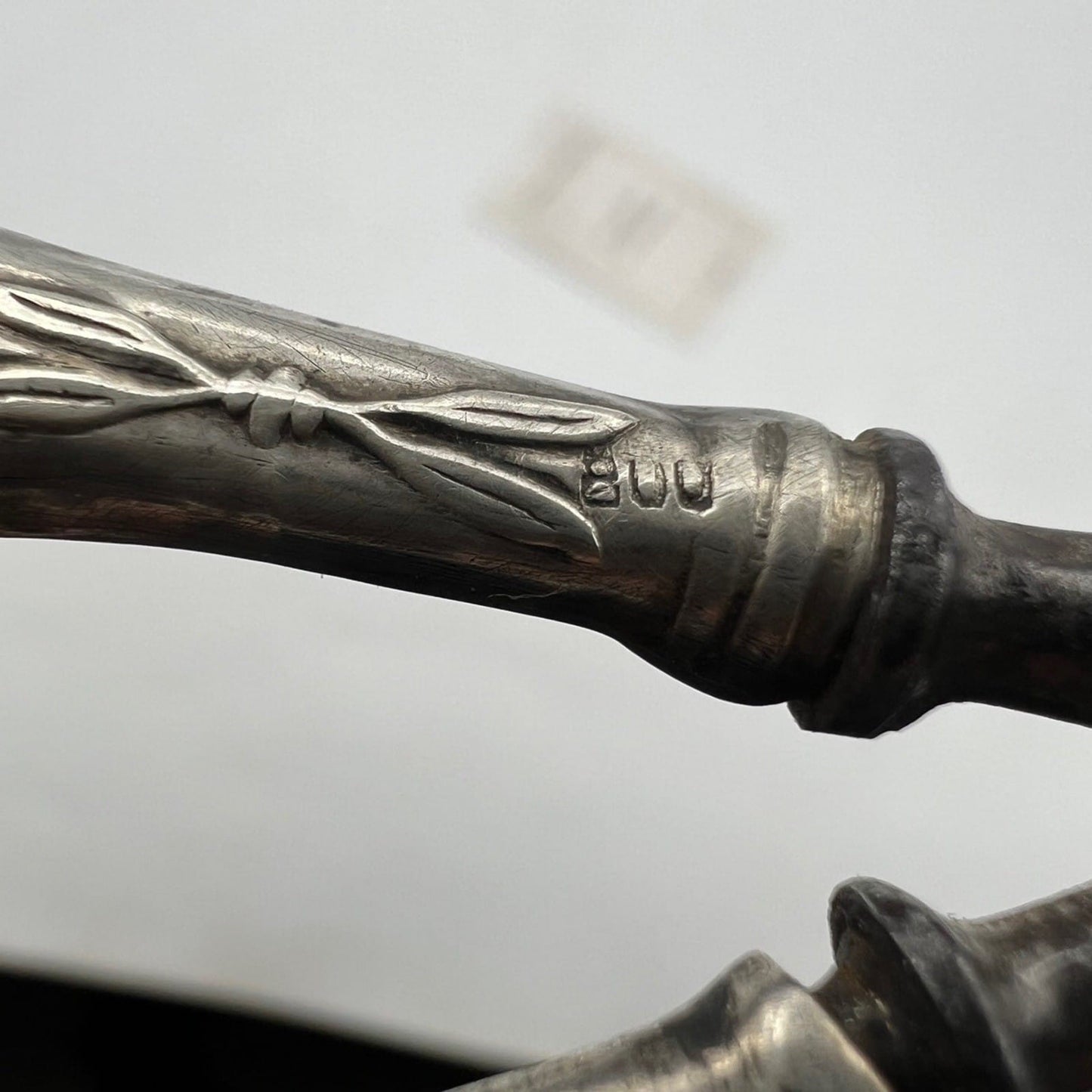 Forbici antiche con manico in Argento 800 da Manicure o Sarta primi 900 Categoria  Attrezzi e Strumenti