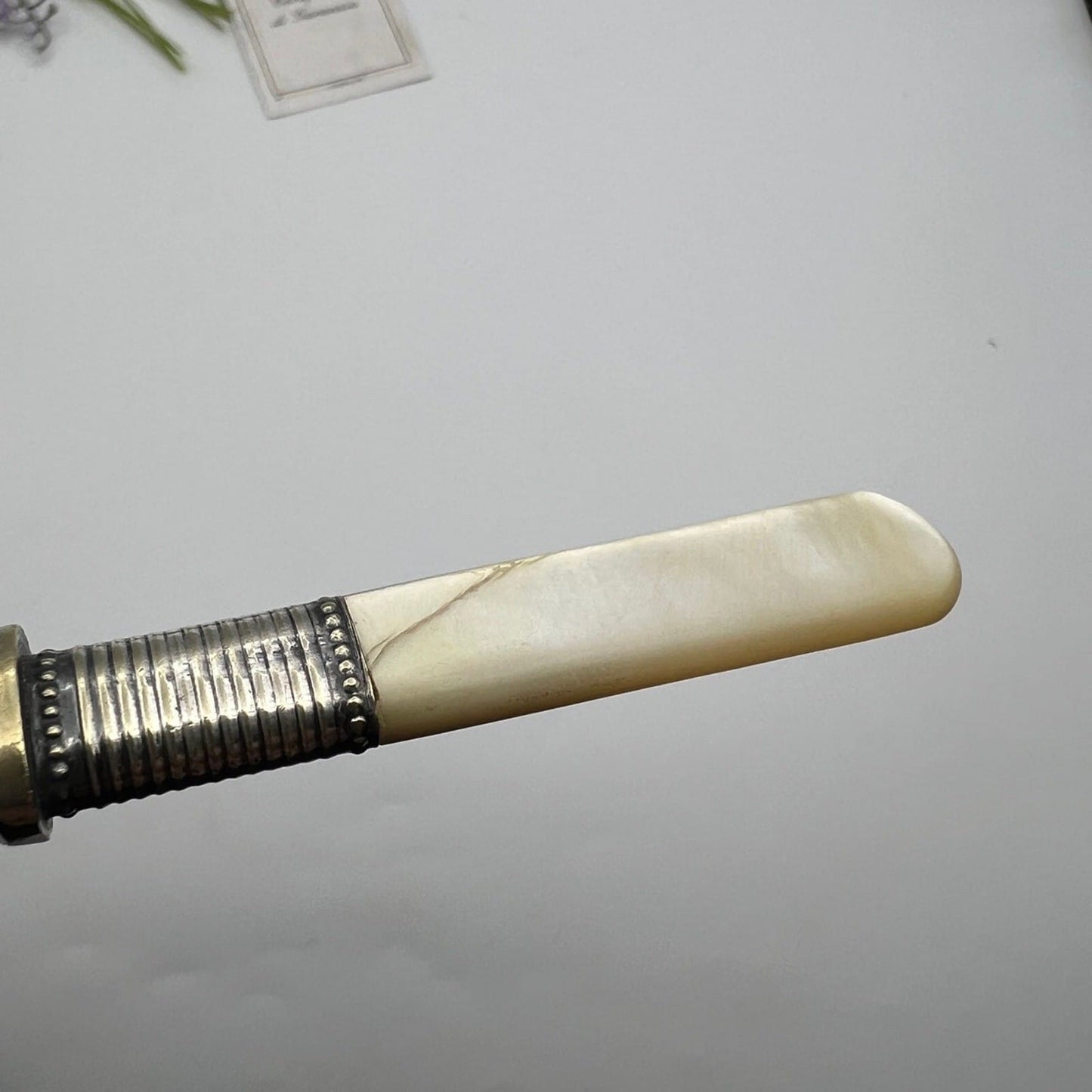 Forchetta antica forchettina da portata per sottaceti posata inglese per cucina Categoria  Sheffield & Argento
