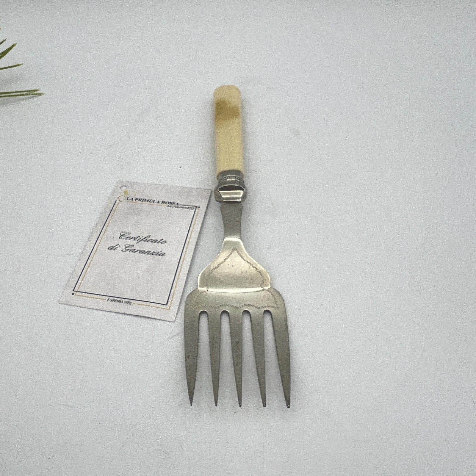 Forchetta antica forchettone da portata per pesce o pane posata inglese cucina Categoria  Sheffield & Argento