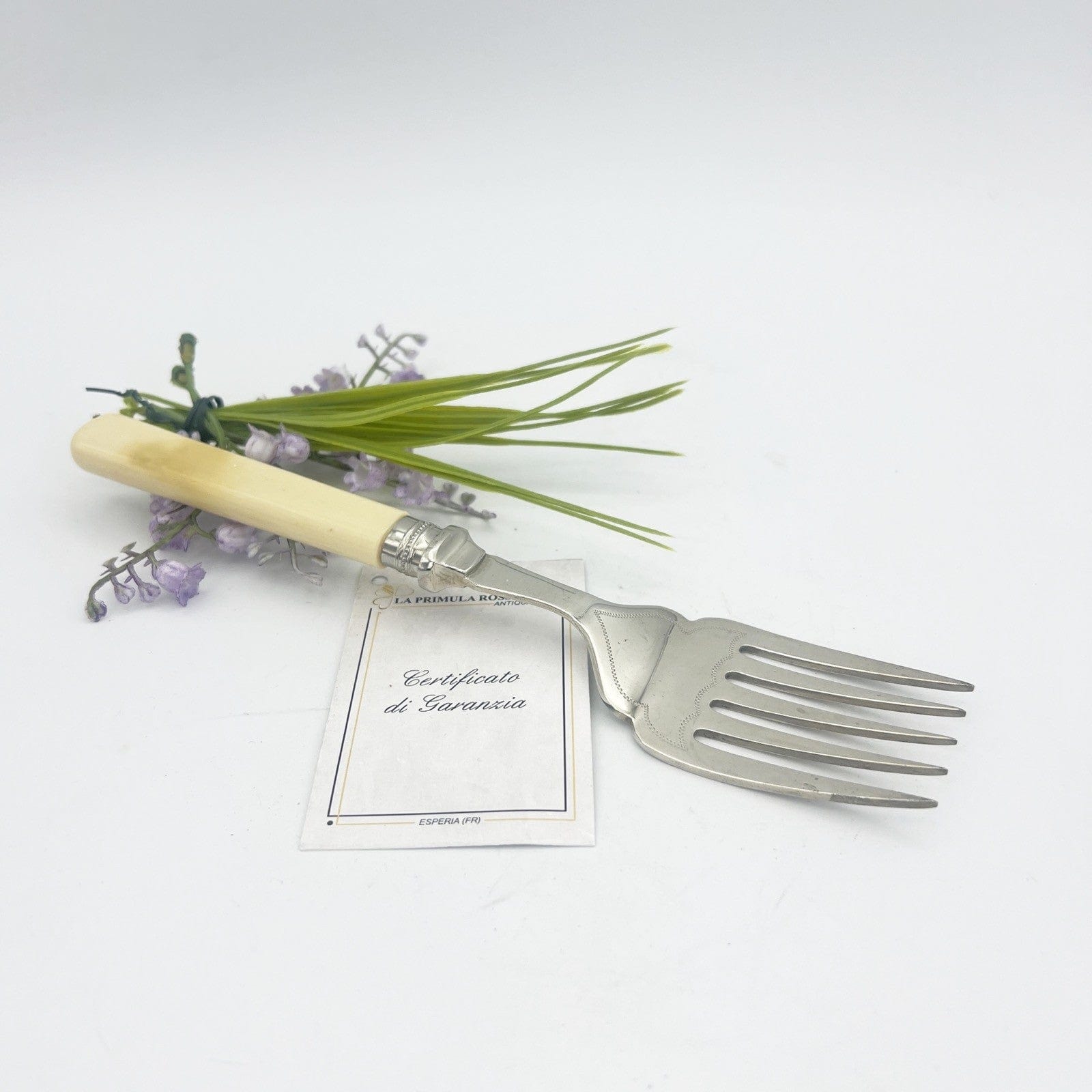 Forchetta antica forchettone da portata per pesce o pane posata inglese cucina Categoria  Sheffield & Argento