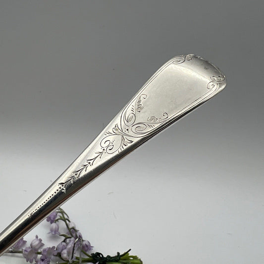 Forchetta antica forchettone per pesce in Argento Sheffield posata inglese '20 Categoria  Sheffield & Argento