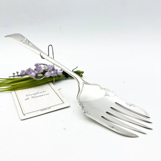 Forchetta antica forchettone per pesce in Argento Sheffield posata inglese '20 Categoria  Sheffield & Argento