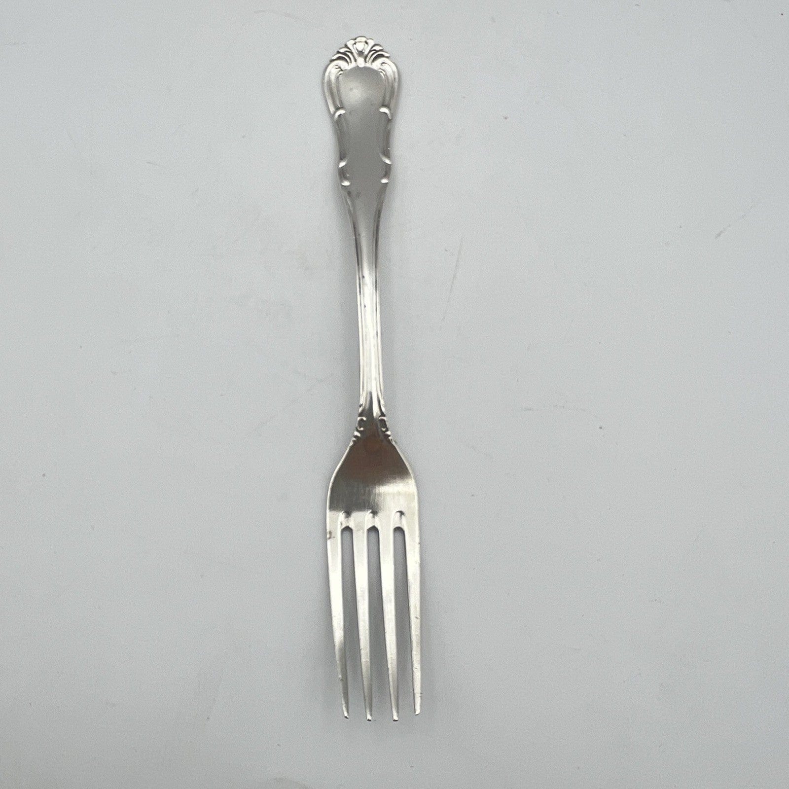 Forchetta antica in Argento massiccio 800  anni '40  posata Forchettina Categoria  Sheffield & Argento