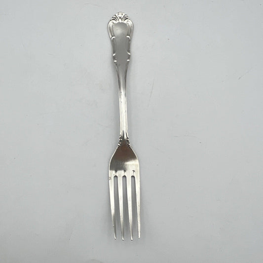 Forchetta antica in Argento massiccio 800  anni '40  posata Forchettina Categoria  Sheffield & Argento