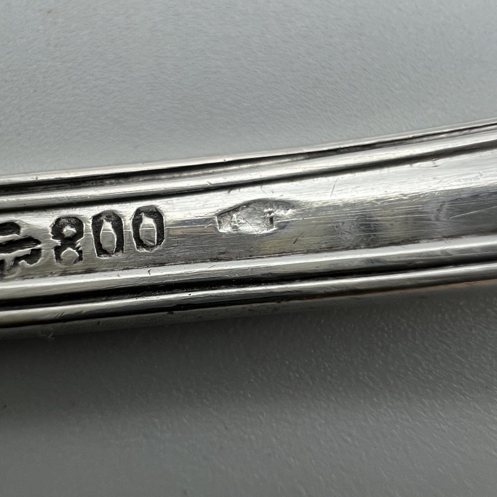 Forchetta antica in Argento massiccio 800  anni '40  posata Forchettina Categoria  Sheffield & Argento
