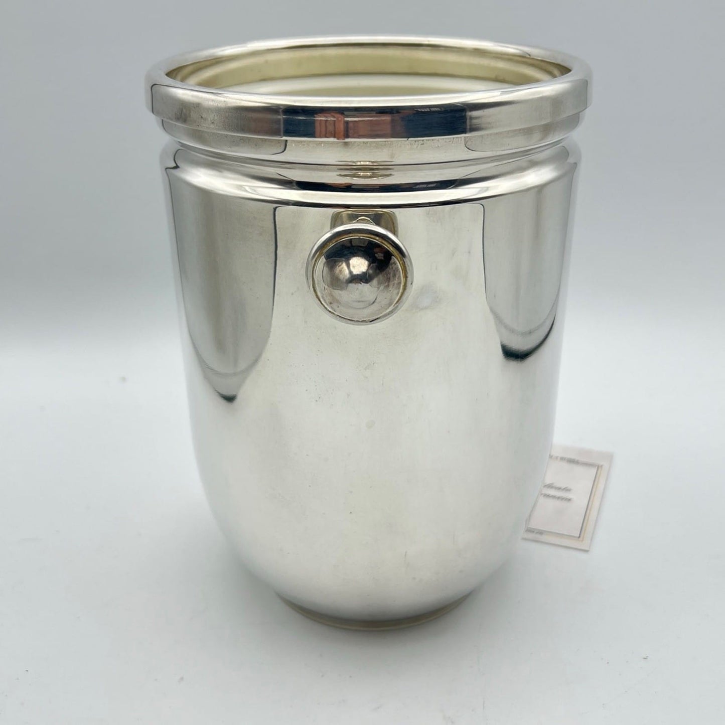 Glacette in argento silver plated vintage secchiello per da vino portabottiglia Categoria  Sheffield & Argento