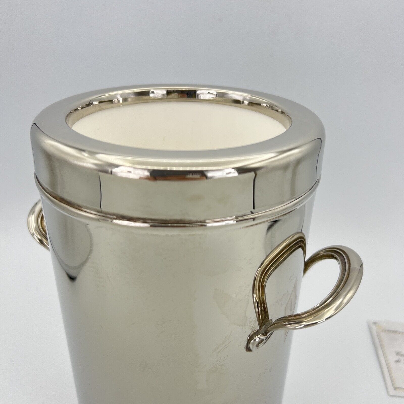 Glacette in argento silver plated vintage secchiello per da vino portabottiglia Categoria  Sheffield & Argento