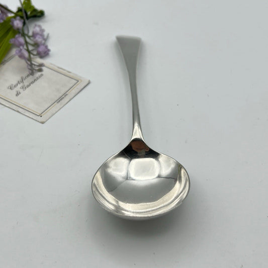 Grande Cucchiaio antico in argento placcato silver plated  inglese d'epoca Categoria  Sheffield & Argento