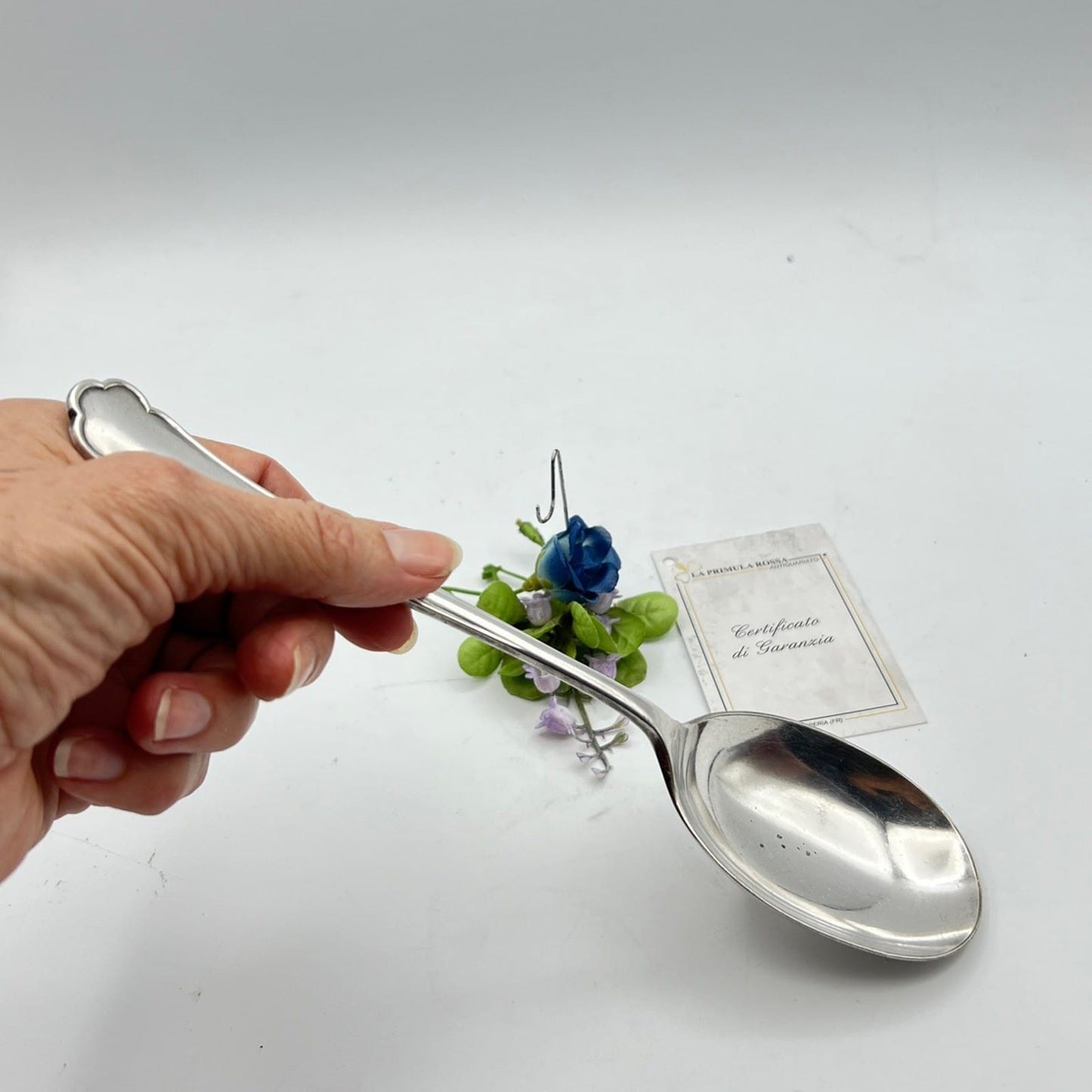 Grande Cucchiaio per Risotto posata in argento placcato silver plated da portata Categoria  Sheffield & Argento