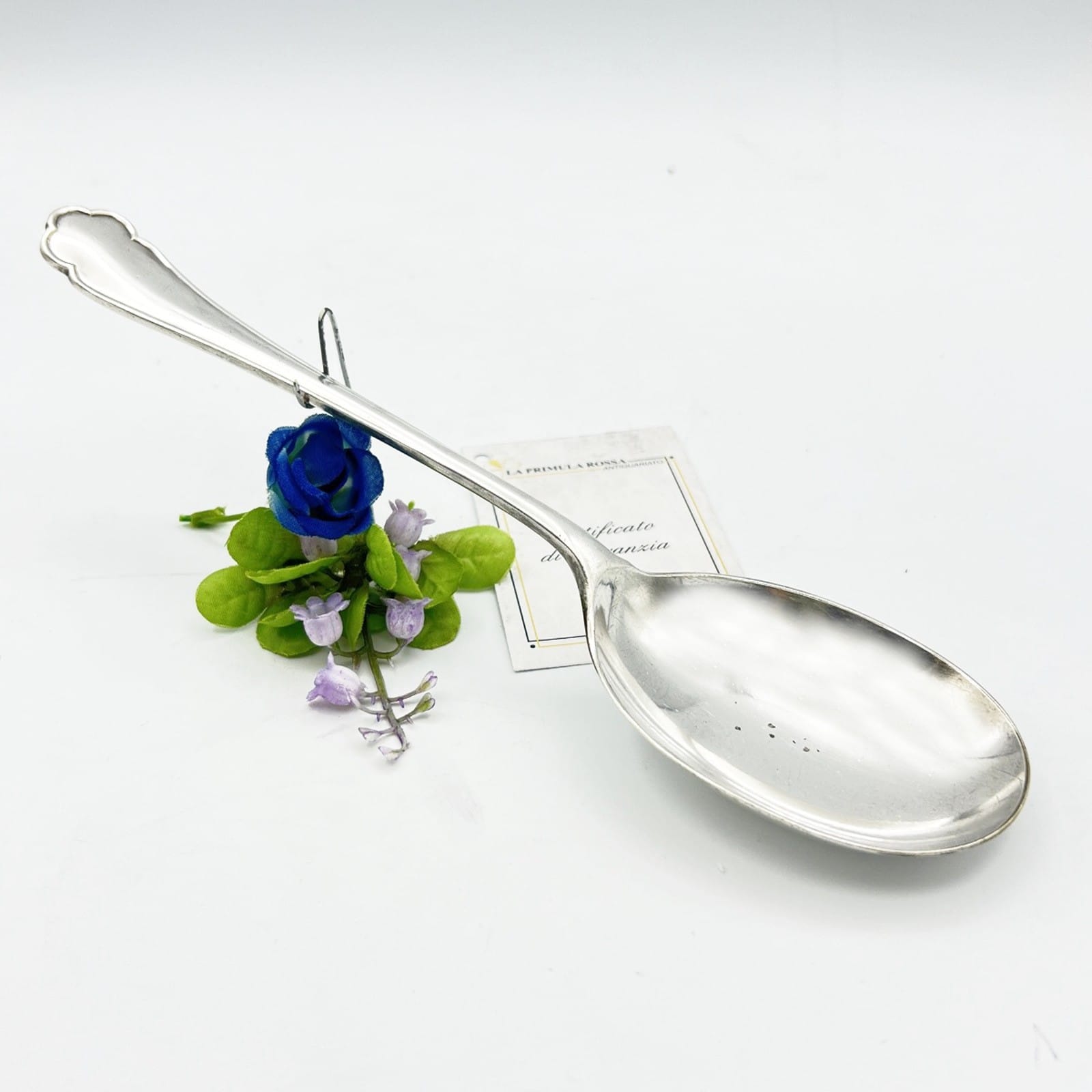 Grande Cucchiaio per Risotto posata in argento placcato silver plated da portata Categoria  Sheffield & Argento